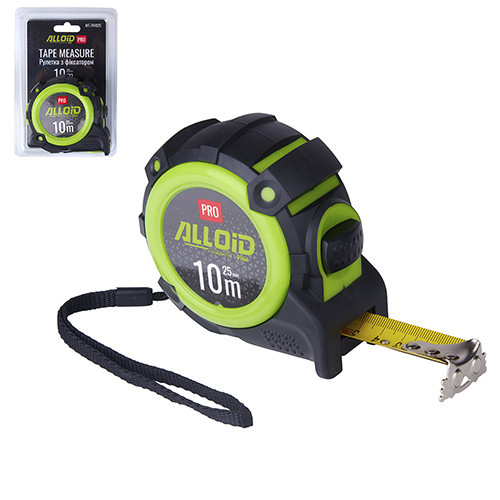 Alloid Pro. Рулетка з автостопом  10 м/25 мм, MT-741025 Одеса - фото 1