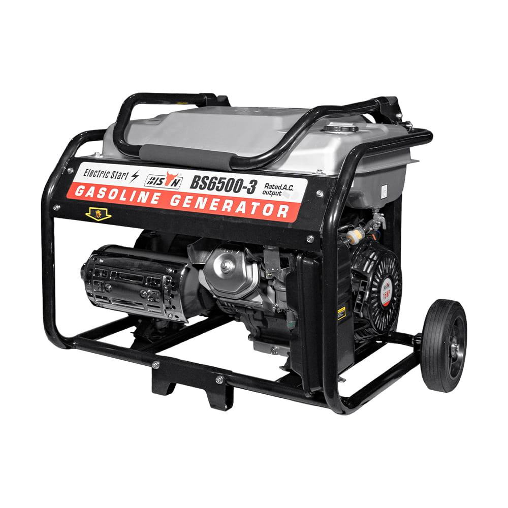 Генератор бензиновий трифазний 5 кВт Bison BS6500-3 (41-00407) Киев - изображение 8