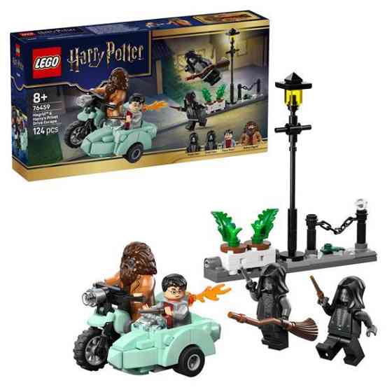 Конструктор LEGO Harry Potter TM Геґрід і Гаррі: Втеча з Тисової вулиці 124 Деталі ( 76459 ) Харків