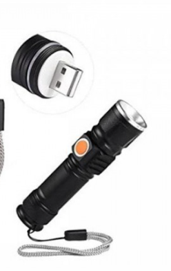 Тактичний ліхтар Bailong BL-616-T6 USB До 500 Люмен, T6 LED діод, з функцією сигналу SOS, 3 режими 4262 Одеса - фото 3