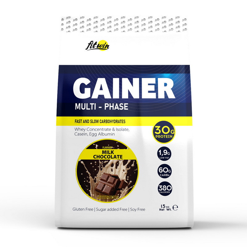 Gainer Multi-Phase (1,5 kg, milk chocolate) Луцьк - фото 1