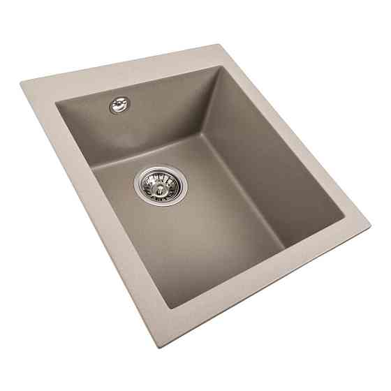 PLATINUM Гранітна мийка для кухні Platinum 4150 SOKIL матовий Титан Київ