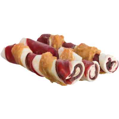 Лакомство для собак Trixie DENTAfun Палочка для чистки зубов с курицей 3 шт 105 г (4011905313771) Винница