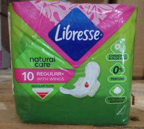 Прокладки Libresse Natural Care Regular 10 шт. Киев