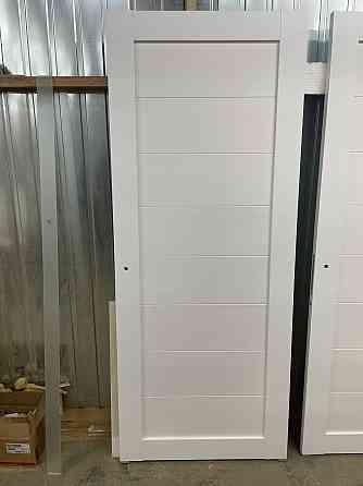 Двері екокошпон, Полотно, серія TETRA, Модель Т-04 (глуха) Колір: Альпійський білий (НОВИНКА) Київ