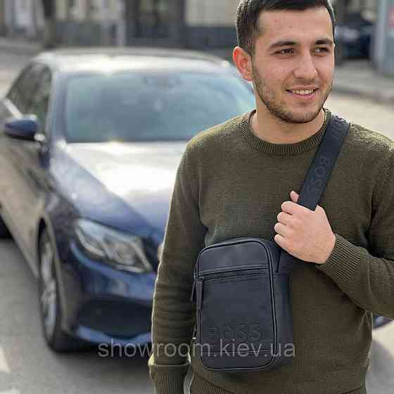 Брендова чоловіча барсетка, сумка Boss (3517B) Київ