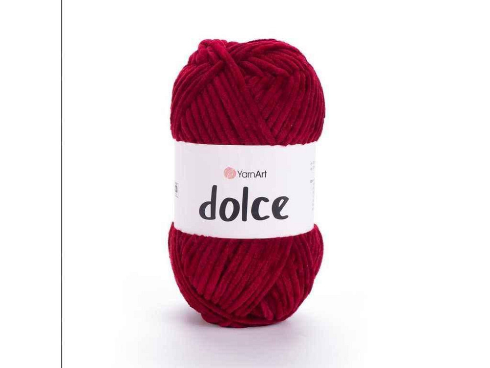 Пряжа Dolce бордовий 100% мікрополіестр 120м 100г 5шт/уп 752 ТМ YarnArt Київ - фото 1