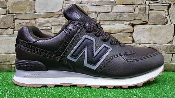Мужские кроссовки New Balance Black/White ML574EGK ,кожа,оригинал Киев