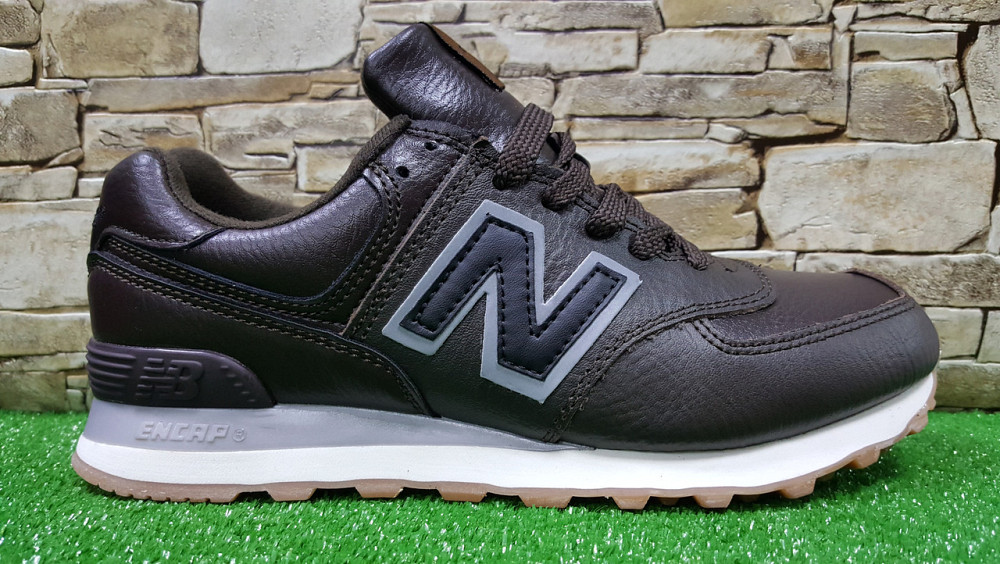 Мужские кроссовки New Balance Black/White ML574EGK ,кожа,оригинал Киев - изображение 6