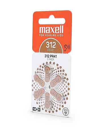 Батарейка MAXELL PR41 (312) 6BS ZINC AIR (M-790421.00.EU) (4043752334524) Киев