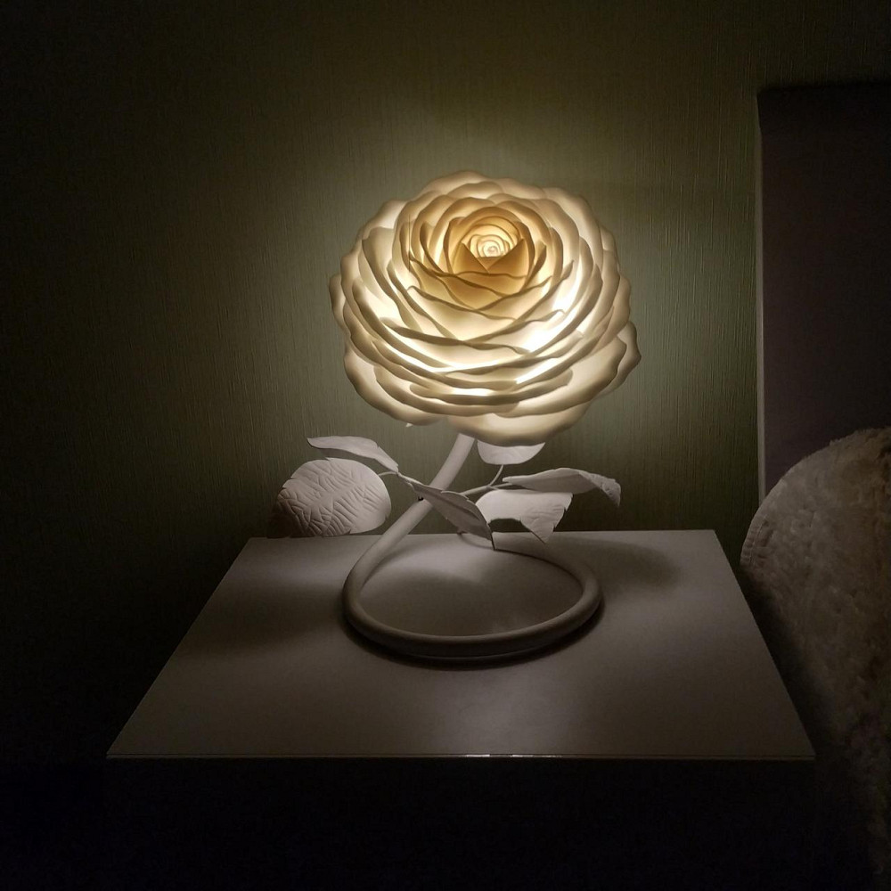 Світильник-нічник "Біла троянда" Дніпро - фото 4