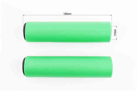 Ручки керма 130мм, пінорезинові, салатові Київ