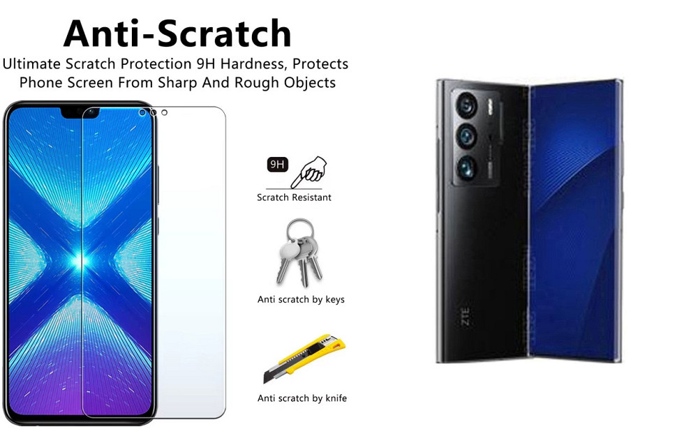 Захисне скло NeoGlass для ZTE Axon 41 Ultra 5G – надпрозоре та стійке Київ - фото 1