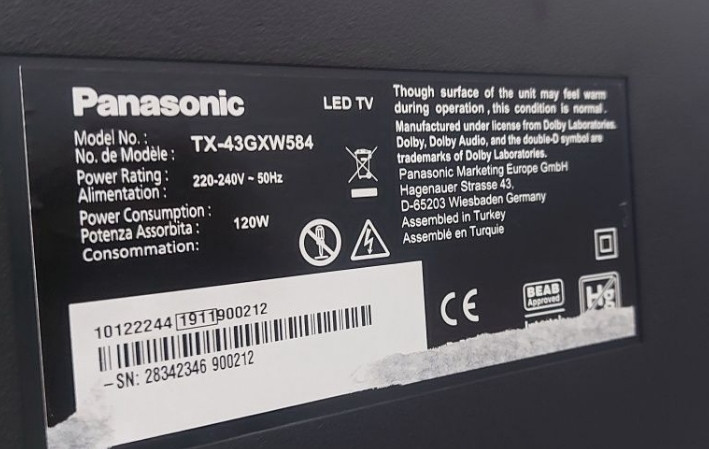 Телевизор Panasonic 43 Киев - изображение 1