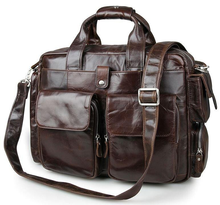 Сумка чоловіча Vintage 14370 Коричнева Київ - фото 1