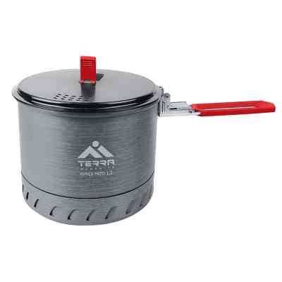 Котел туристичний Terra Incognita Hyper Pato 1.3 з теплообмінником (4823081506256) Вінниця