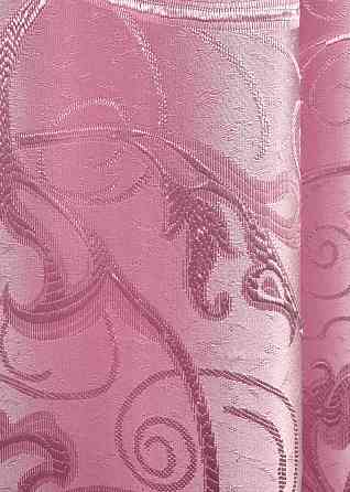 Комплект готових штор VR-Textil Жакард № 1731ш Рожевий 150х270 см 2 шт (33-0704) Київ