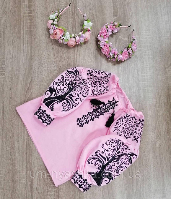 Дитяча вишиванка рожева Дерево життя р.104 Кривой Рог - изображение 2