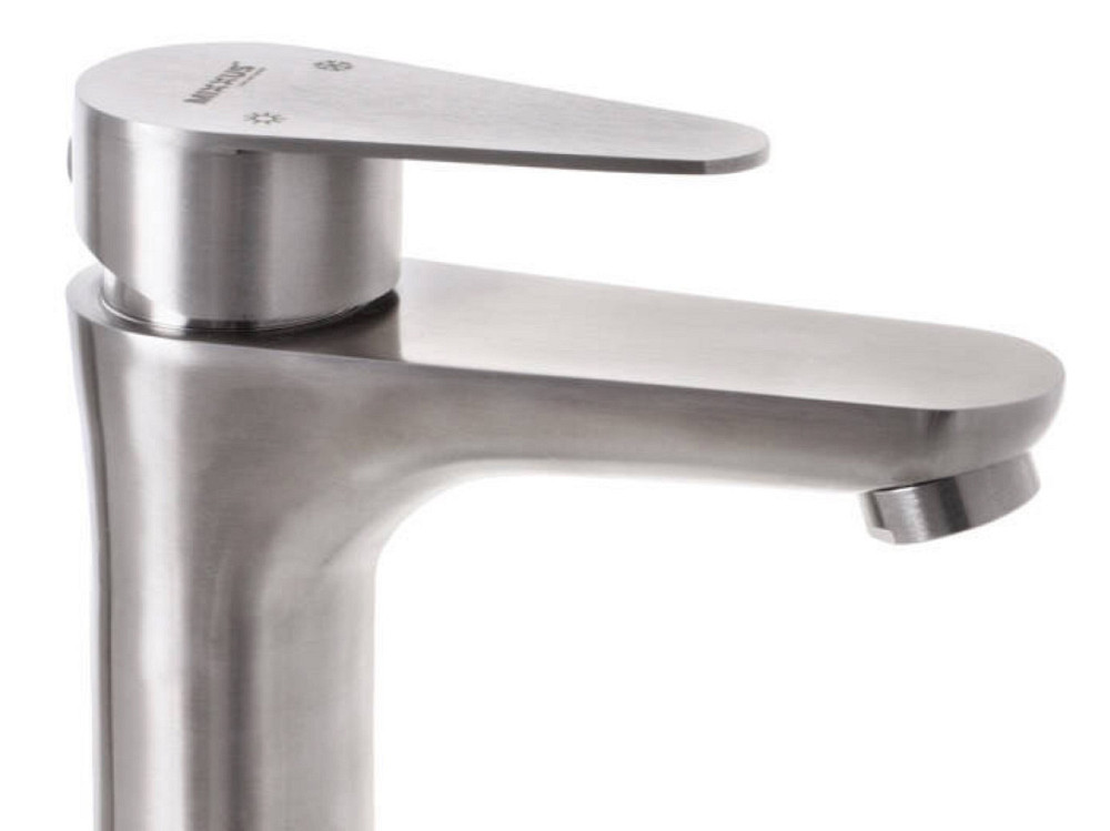 Змішувач для умивальника Mixxus NEO-001 нержавійка (SS2840) Чернівці - фото 6