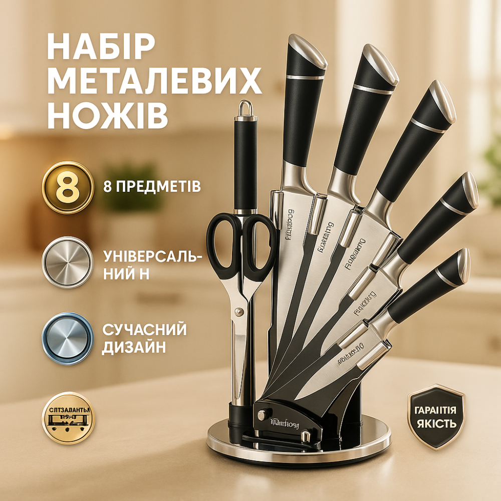 Набор ножей для каждой кухни, Топ лучших ножей для кухни Профессиональные ножи домашней RB-91 Львов - изображение 10