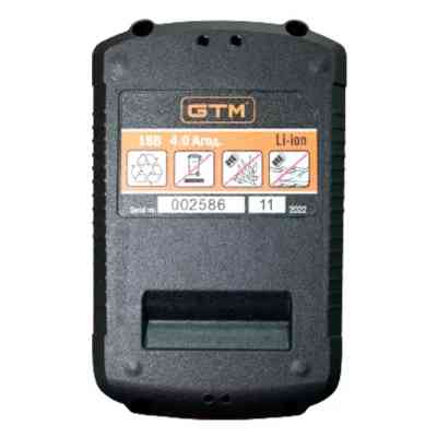 Аккумулятор к электроинструменту GTM B18V/4Аh Li-Ion, 18В (B18V/4Аh) Винница