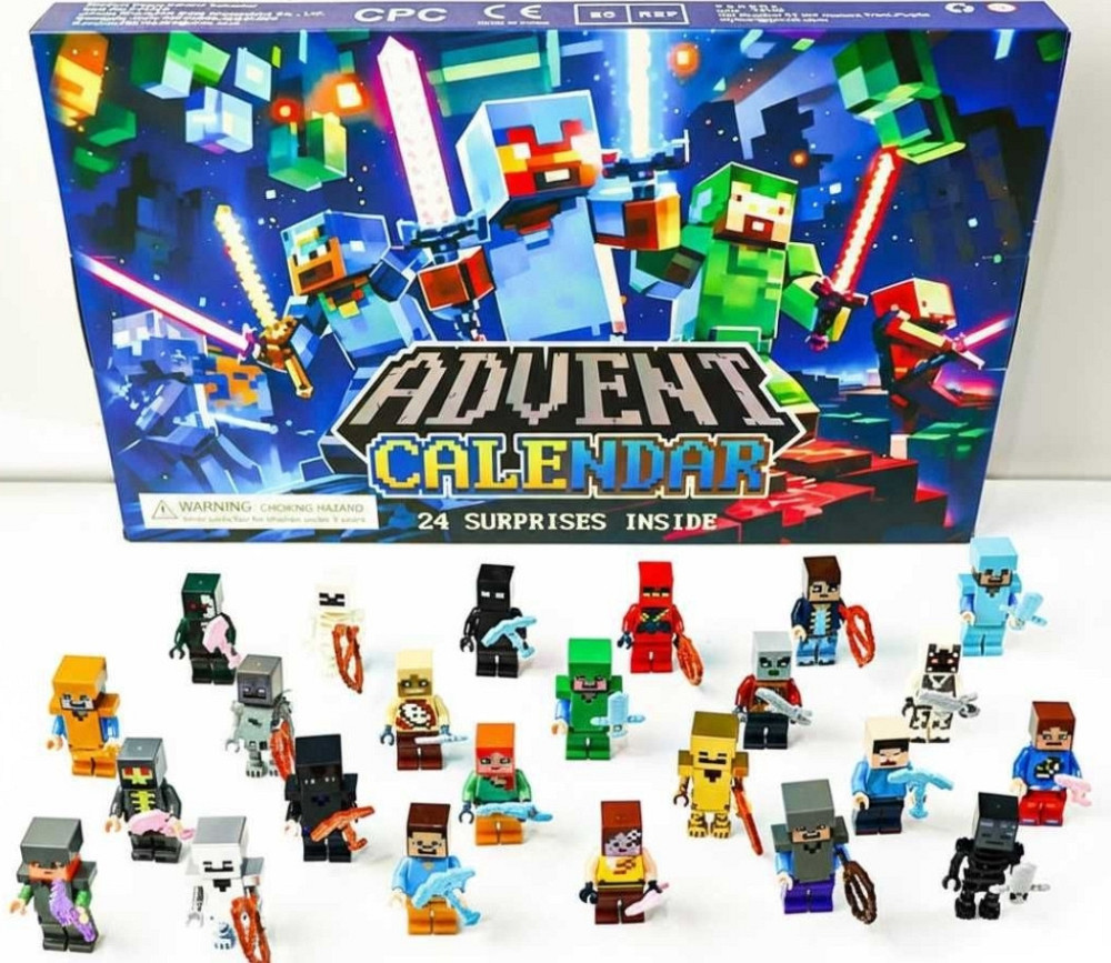 Новогодний адвент календарь Лего Майнкрафт на 24 окошка. Харьков - изображение 7