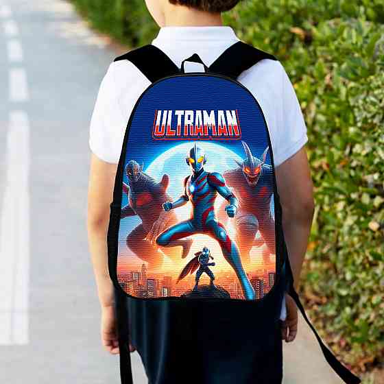 Рюкзак дитячий Ультрамен «Ultraman» 34х27см, міський ранець для хлопчика з принтом (00569) Київ