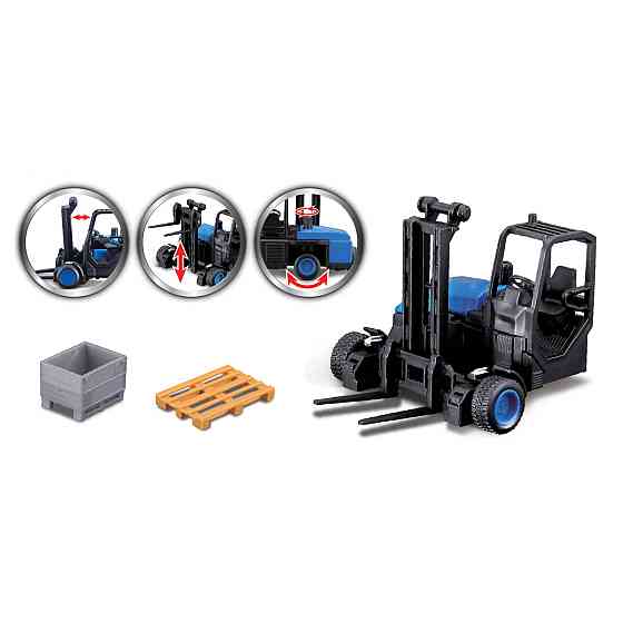 Ігровий набір – Фура Mercedes-Benz Actros з навантажувачем Дніпро