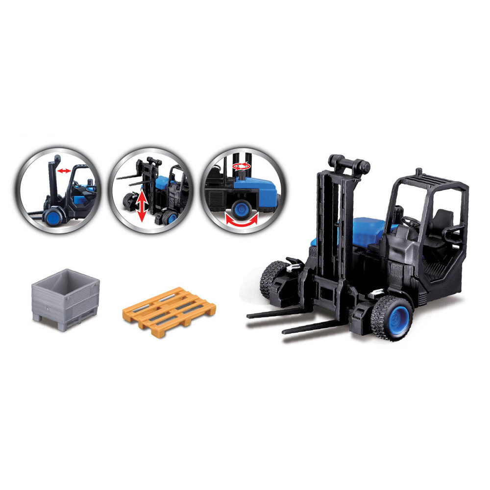 Ігровий набір – Фура Mercedes-Benz Actros з навантажувачем Дніпро - фото 3