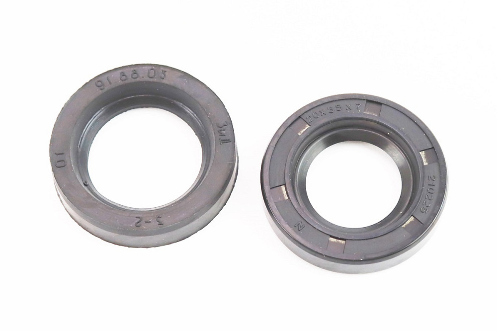 Сальники к-кт 2шт (20x35x7; 24x35x7) ДРУЖБА, УРАЛ Київ - фото 1