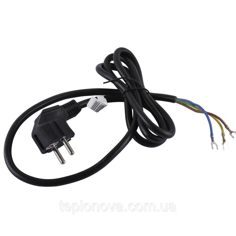 Кабель с евровилкой и клеммами 1,5м Черновцы - изображение 1