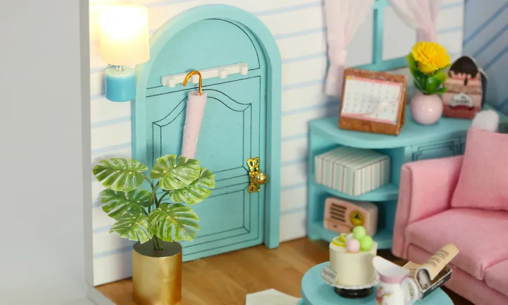 3D Румбокс DIY House «Солнечная гостиная»+ Пылезащитный купол S2004 Киев - изображение 3