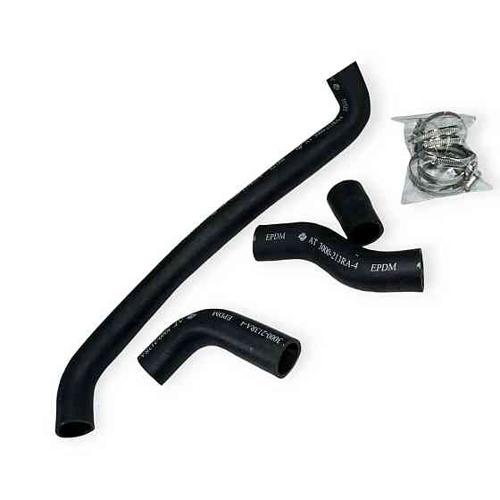 Патрубок 21213 (AT) +хомуты в упак. радиатора Мукачево