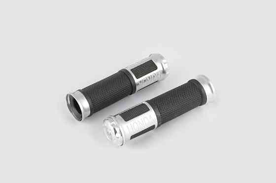 Ручки керма з алюмінію. відбійником (срібло) (mod:Honda) GJCT Київ