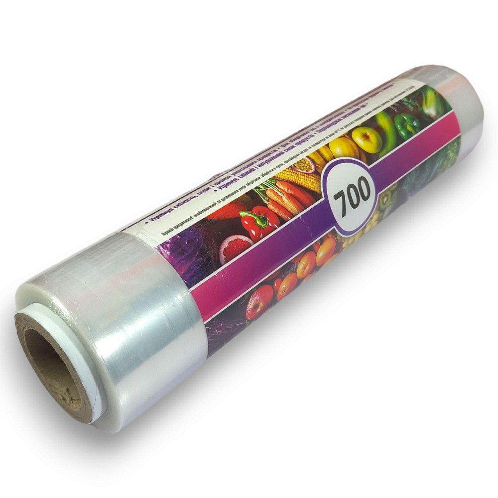 Стрейч-плівка поліетиленова харчова 700 г — для упаковки та зберігання продуктів. Харків - фото 4