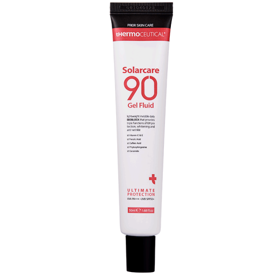 Сонцезахисний гель-флюїд з вітаміном С SolarCare 90 Gel Fluid SPF50+/РА+++ THERMOCEUTICAL  50 мл Дніпро