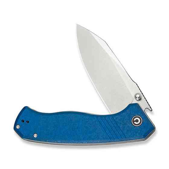 Ніж складаний туристичний Civivi Placoid, (9.3 см) 14C28N / G10 синій Київ