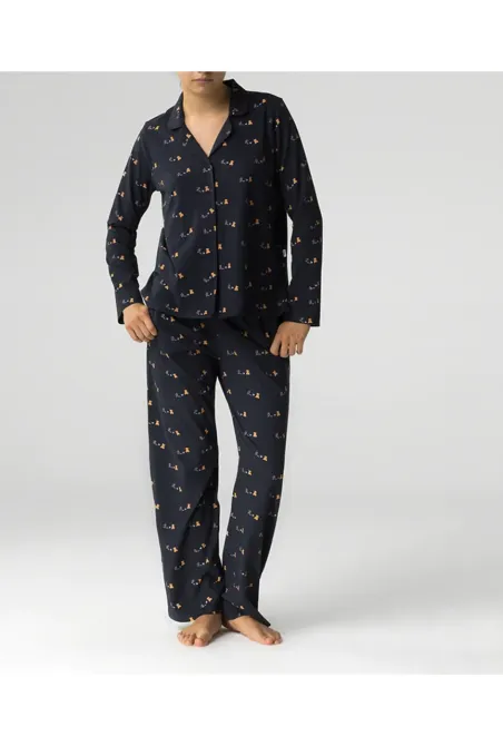 Женская пижама (длинные штаны, длинный рукав) 100% Хлопок Atlantic NLP-484 M Киев - изображение 5