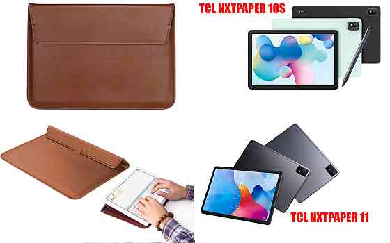 Чохол-конверт VitoCase для TCL NXTPAPER 10S, NXTPAPER 11, з функцією підставки для планшета Коричневий Київ