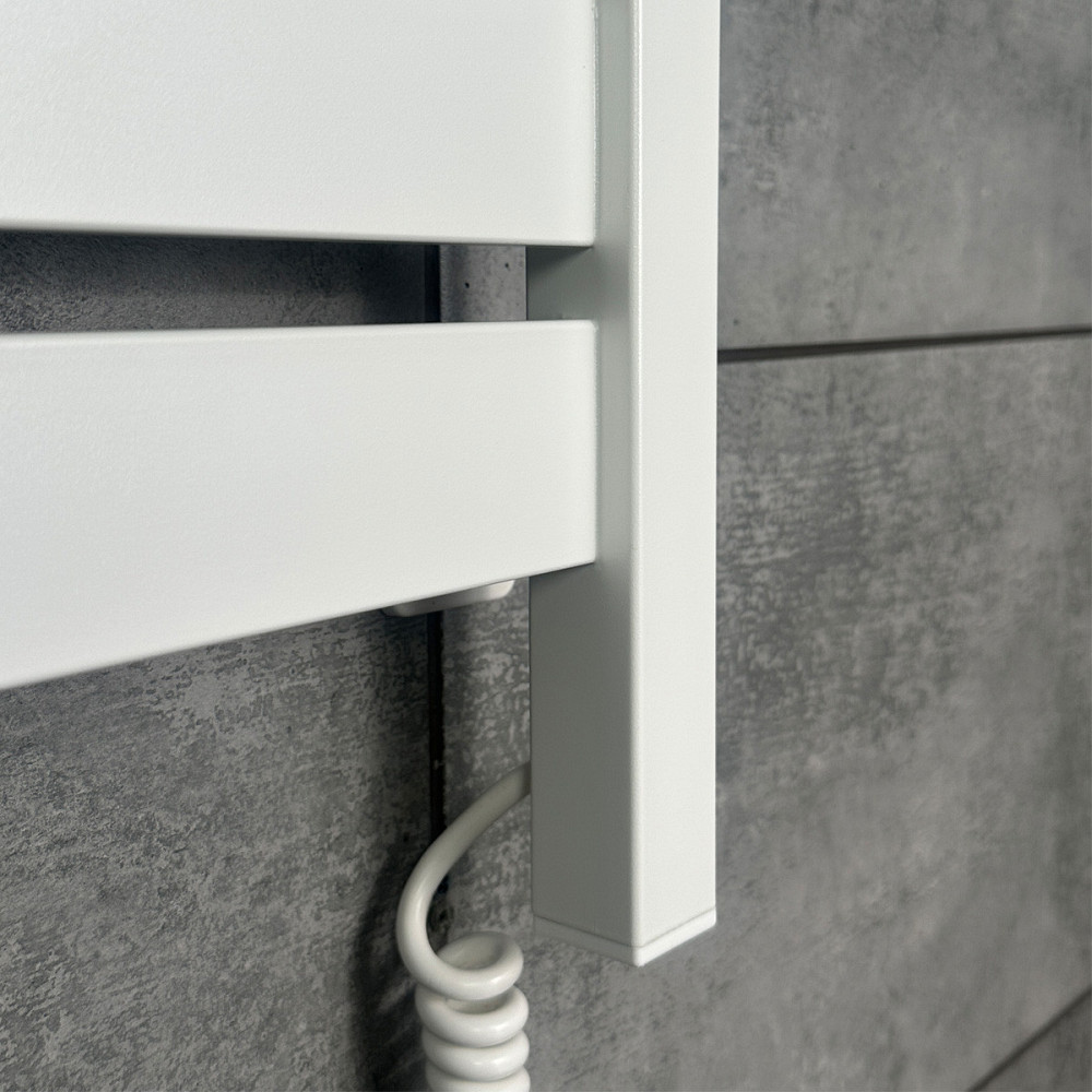 Електрична сушарка для рушників NAVIN Largo 1100х500 Sensor з Wi-Fi, широкий правосторонній, білий оксамит Київ - фото 6