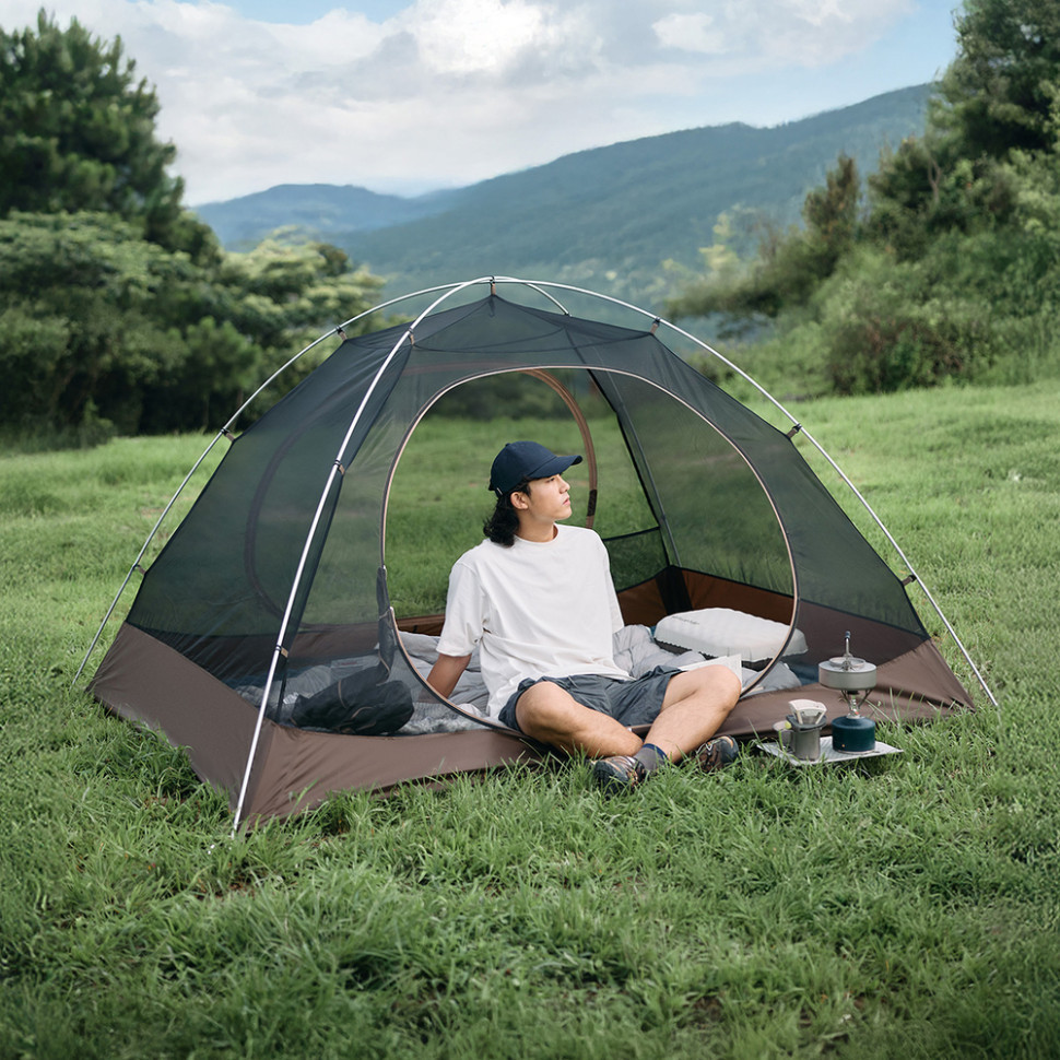 Палатка двухместная Naturehike Greek Style CNK2300ZP024 светло-кофейная Киев - изображение 7