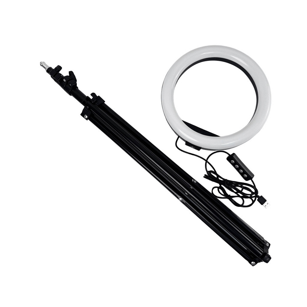 Кільцева лампа NNM-26 (26см) + штатив 2,1м Київ - фото 3