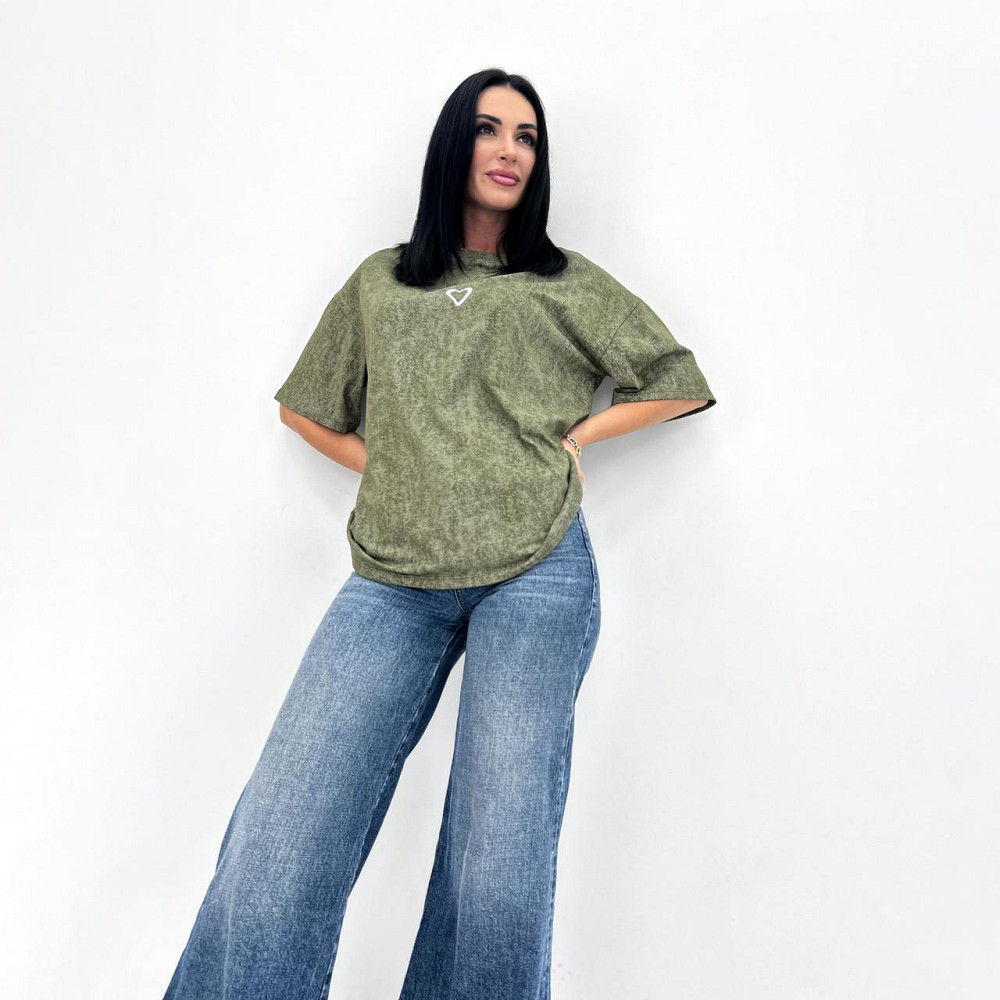 Базовая футболка с принтом 