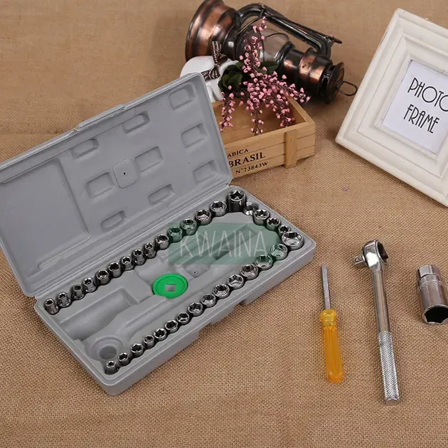 Набор инструментов из 40 предметов в кейсе трещотка с головками для гаража, дома, авто Коломыя - изображение 3