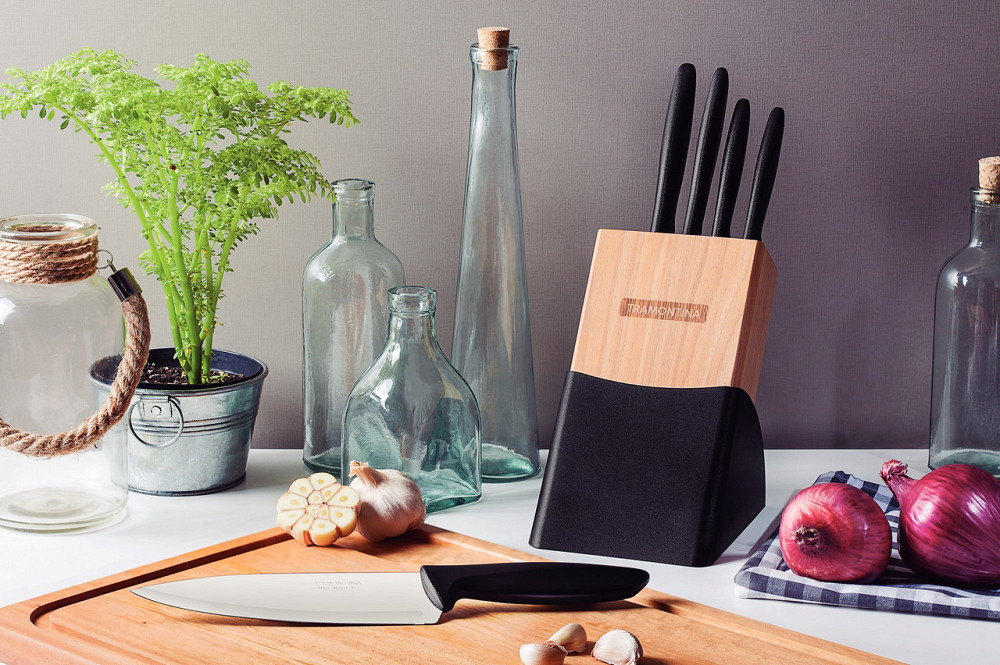 Набір ножів Tramontina Plenus black, 6 предметів (6820221) Київ - фото 3