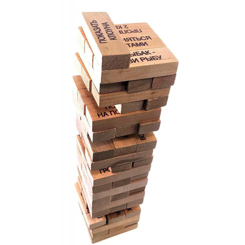 Игра настольная Дженга с фантами 60 брусков Киев - изображение 1