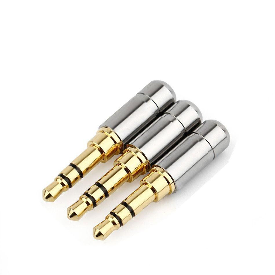 Штекер 3,5мм стерео, мини, gold, металлический корпус Полтава - изображение 1