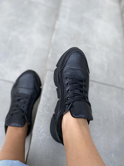 VLADEKS Кросівки жіночі VLADEKS 1074/1 чорні (весна-осінь, шкіра натуральна) (4125) Коломыя - изображение 8