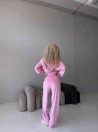 Жіночий велюровий комплект трійка Харків