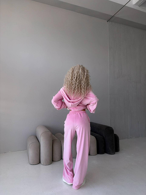 Жіночий велюровий комплект трійка Харків - фото 3